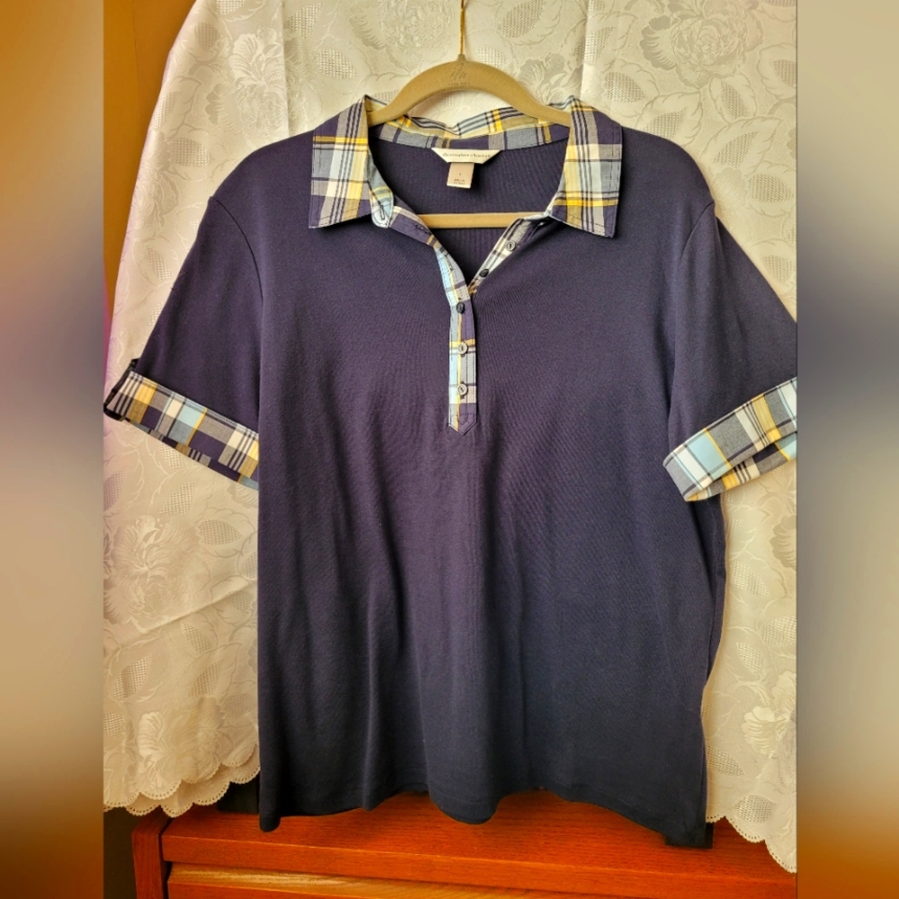 BUY 2 get 1 FREE (SEE DETAILS), Christopher & Banks shirt (308)